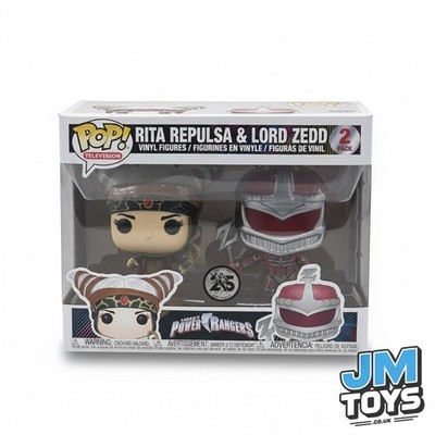 Leicht beschädigte Box RITA REPULSA LORD ZEDD Funko Television Power Rangers 2er Pack