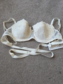 Brand New, Lise Charmel, Underwired Ivory Wedding Bra Size Uk 34C