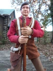 FESS PARKER /DANIEL BOONE ~  MARX JOHNNY WEST CUSTOM FIGURE