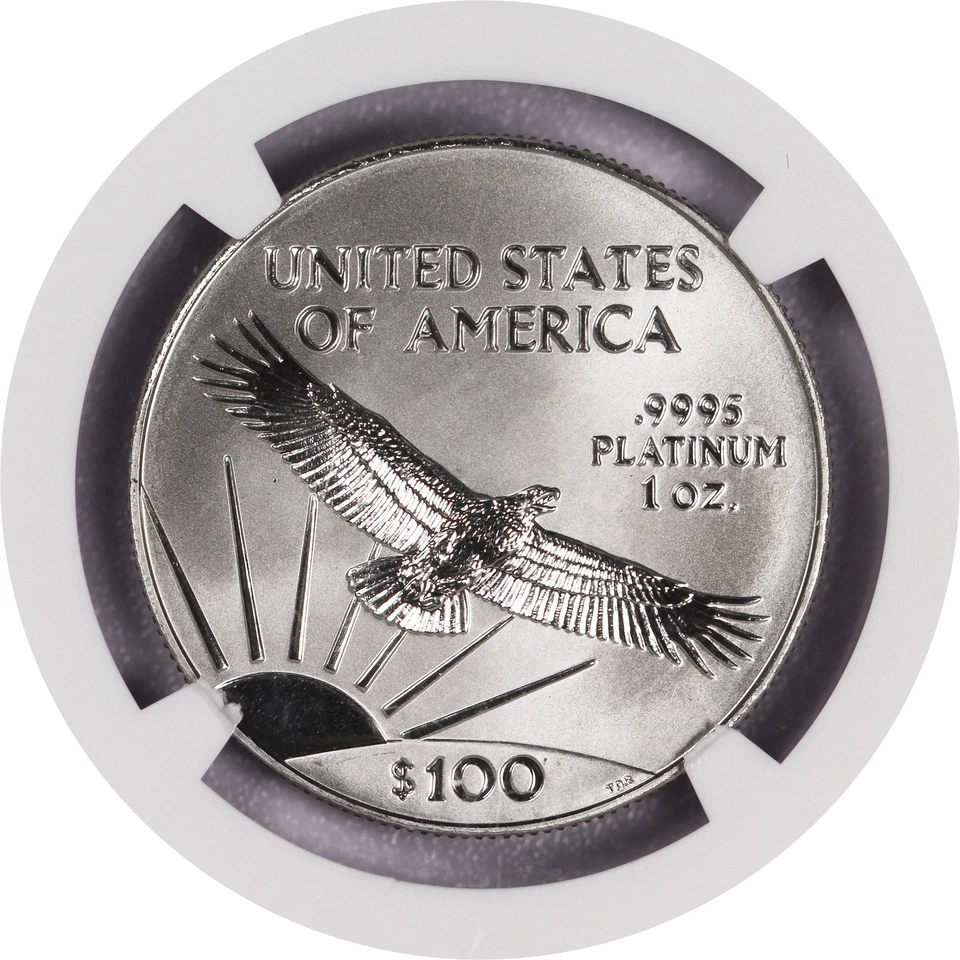 1997 $100 American Platinum Eagle 1 oz .9995 NGC MS69 Coin - Image 4 of 4