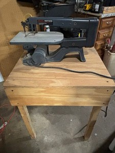 Craftsman 16" Variable Speed Scroll Saw with Bench Cast Iron 120V Corded  