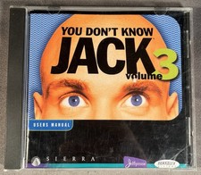 You Don't Know Jack: Volume 3 PC Game CD-ROM, 1997 Great Condition - Free Ship