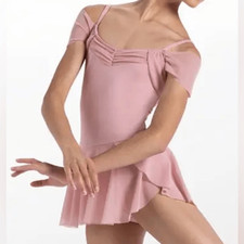 WEISSMAN Dance white lyrical ballet mesh dress Sleeping Beauty 14019 LC child