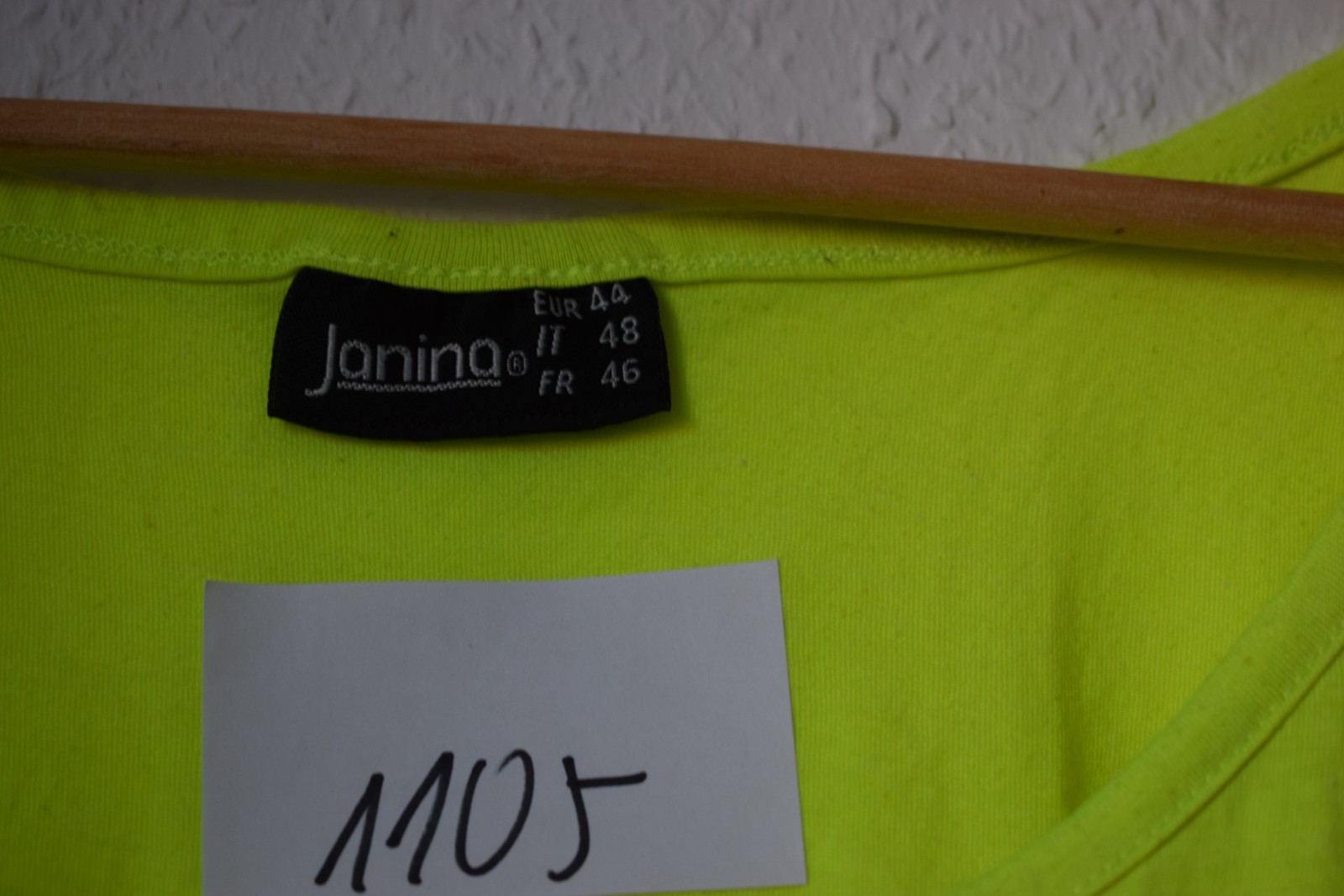 Janina Neon Lime Green Sleeveless Tank Top - Size EUR 44 image 4