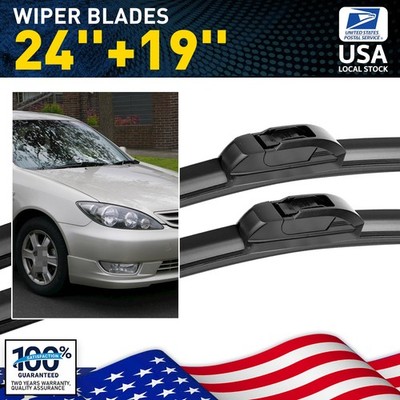 Premium All Season 24''&19'' Windshield Wiper Blades For Ford Fusion 2006-2012
