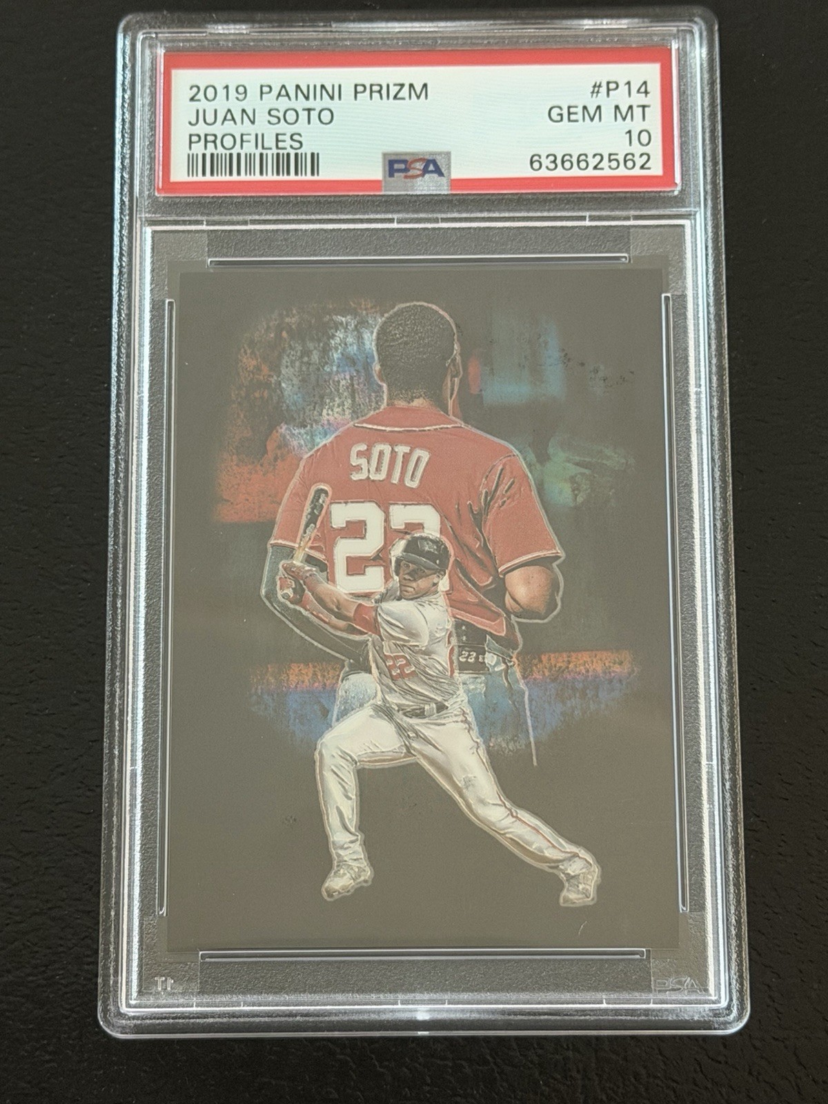 2019 Panini Prizm JUAN SOTO Profiles Prizm #P14 2nd Year Nationals - PSA 10🔥 view 4