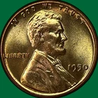 1950 Lincoln Wheat Cent Brilliant Uncirculated BU Coin #39423