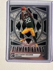 2025 Panini Donruss Optic - Diamond Hands Matthew Golden #3 (RC)