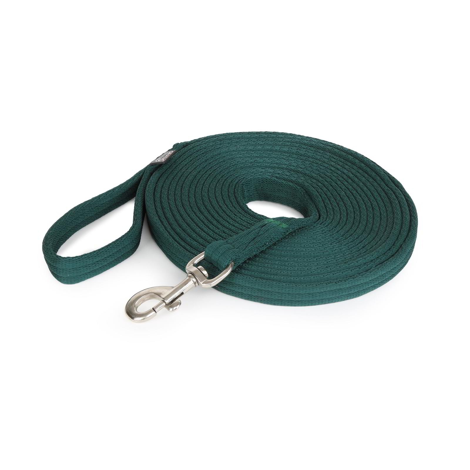 Shires Cushion Web Lunge Line - Forest