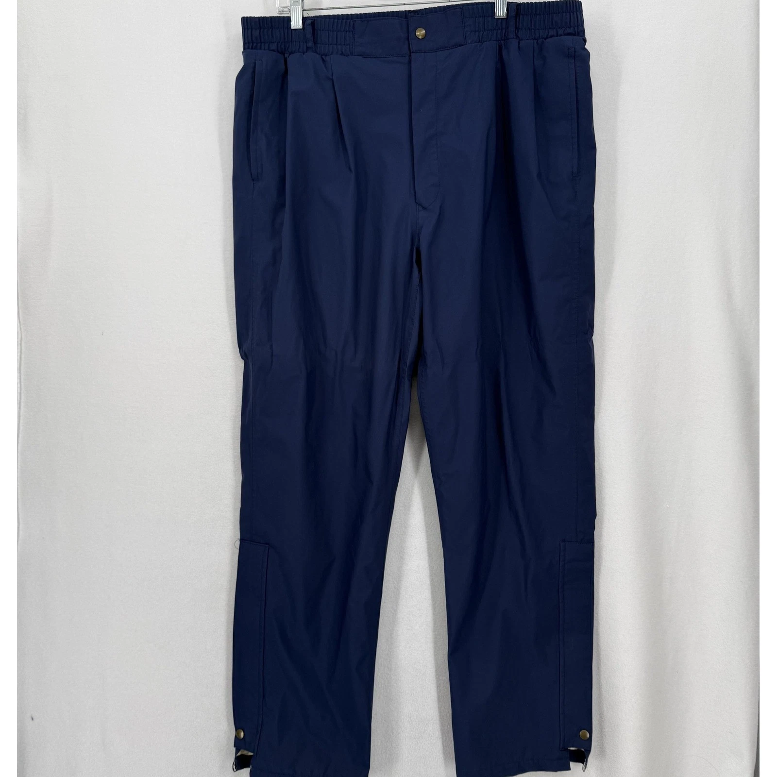 Tourney Gore-Tex Pants Mens Large Navy Blue Waterproof Windproof Golf Outdoors
