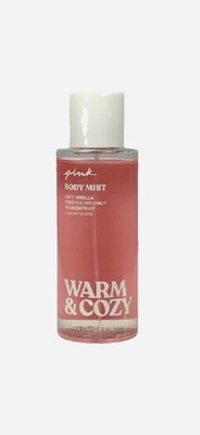 VICTORIA S SECRET PINK WARM & COZY FRAGRANCE BODY MIST SPRAY SPLASH 8.4 oz