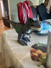 ZURU Robo Alive T-Rex Green Dinosaur Robotic Walking  Working 12" x 7 W