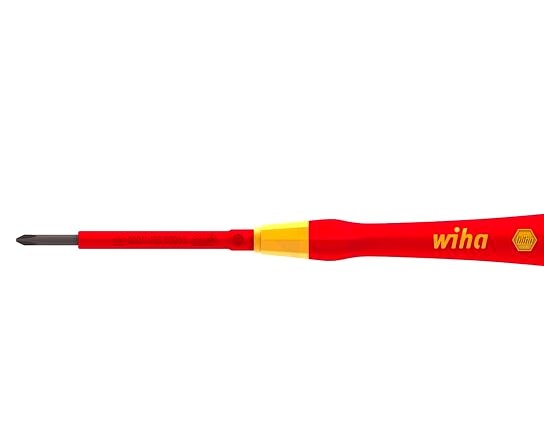 Screwdriver: Insulated; Precision; Phillips; PH0; 1Kvac - WIHA.42378 | EU Stock-image