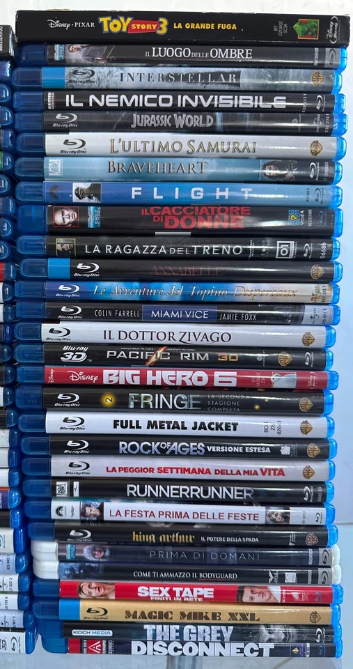 Lotto 60 Blu ray, titoli vari (solo in blocco), perfetti. - Immagine 3 di 3