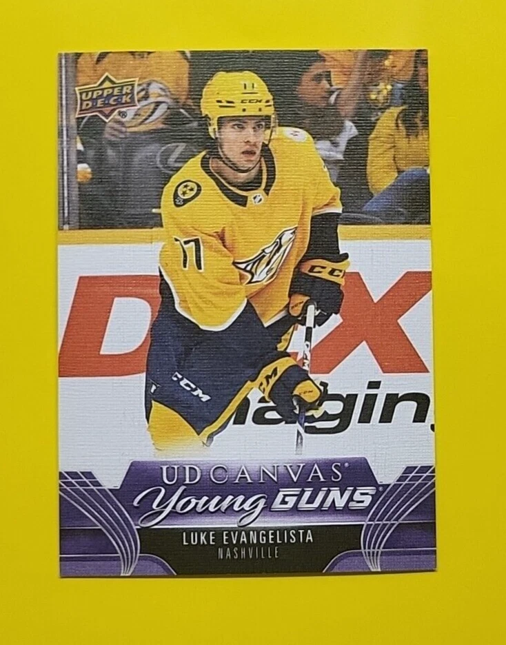 Luke Evangelista 2023-24 Upper Deck Hockey Series 1 - UD Canvas Young Guns #C108