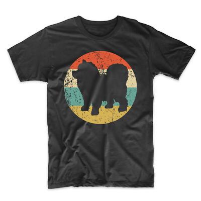 Men's Chow Chow Shirt - Retro Chow Chow Dog Breed Icon T-Shirt