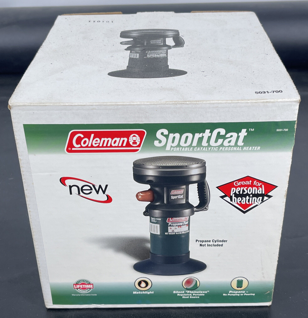 Coleman SportCat Portable Propane Catalytic Heater Model 5031 Excellent  Cond. | eBay