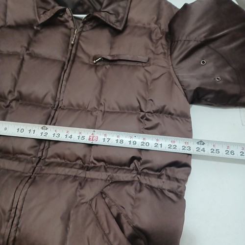 worthington down puffer jacket brown removable collar womans size M - Picture 10 of 10