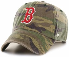 realtree camo red sox hat