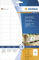 Herma Power Etiketten Special, 105 X 48 Mm, Weiß