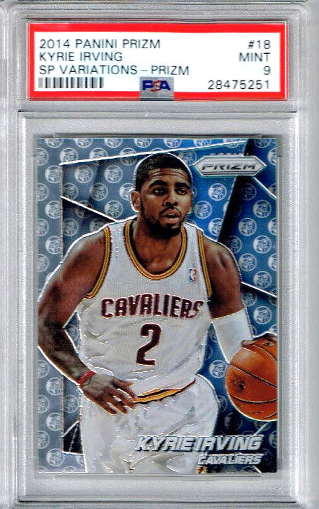 2014 Panini Prizm Kyrie Irving - SP Variations Prizm PSA 9