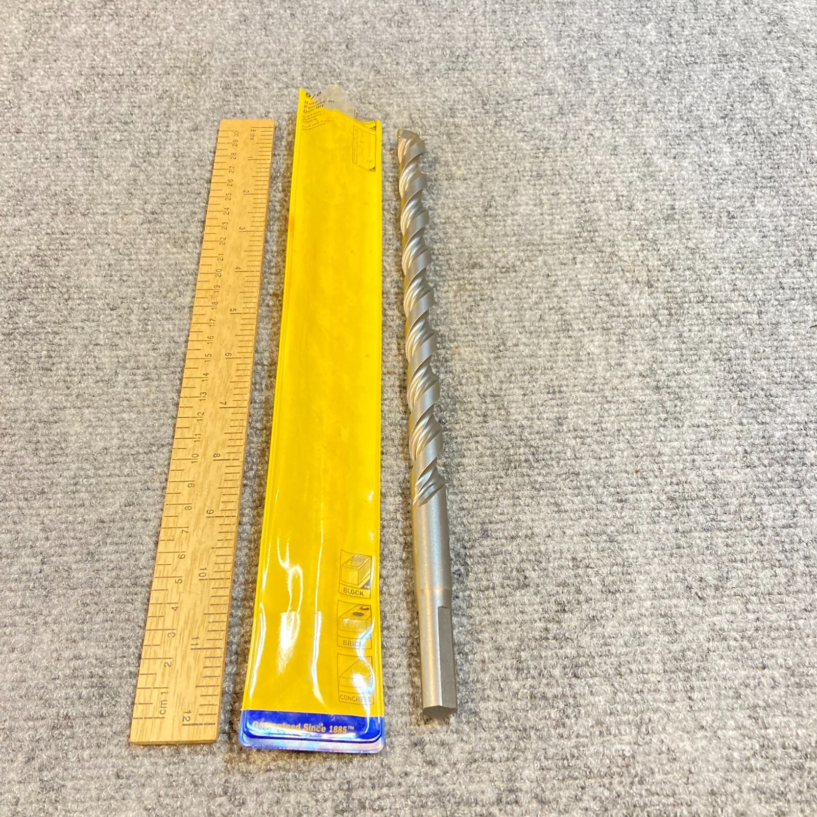 Irwin Drill Bit Concrete Brick Rotary Percussion Drill Bit 5/8" 12