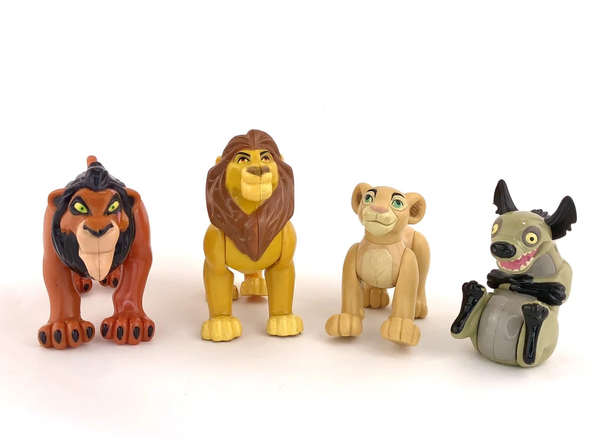 Lot of 4 Burger King DISNEY LION KING Figures KIDS MEAL TOYS Scar
