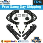 TRQ Front Upper Lower Control Arm Ball Joint Suspension Kit For 1986-1997 Nissan