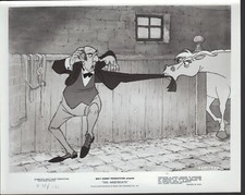 The Aristocats (R1973) 8x10 black & white movie still photo #192C