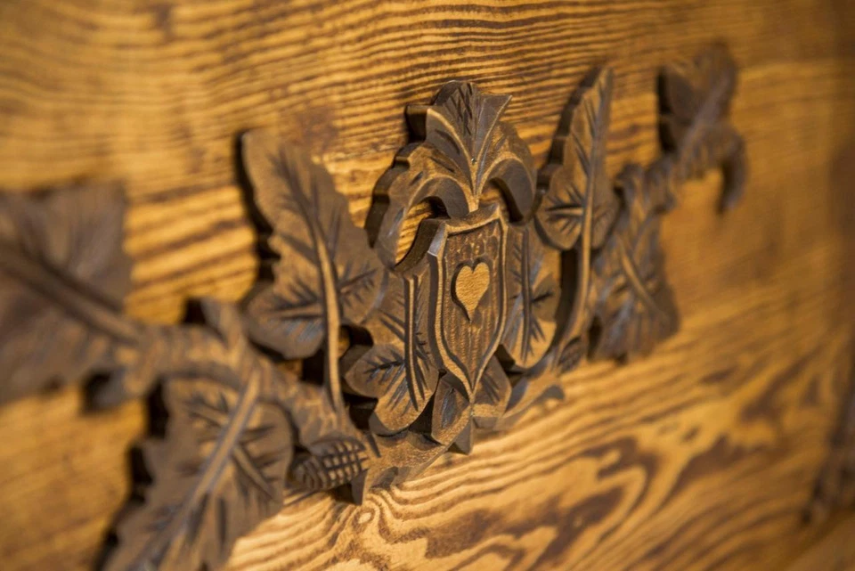 Wooden Vintage Blanket Trunk Box Coffee Table Chest Ottoman Furniture WRN1 - Image 2 of 4