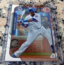 Tarjeta de novato JORGE SOLER 2015 Bowman logotipo RC 2xWS Champs MVP Braves HR Power🔥🔥$