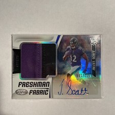 2018 Certified Freshman Fabric Signatures Jaleel Scott Rookie Auto RC /499 Patch