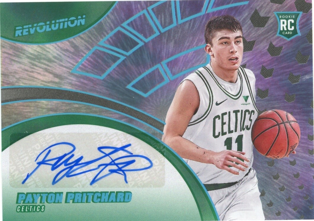 2020-21 Panini Revolution Payton Pritchard #05/25 Infinite Holo Rookie Auto RC