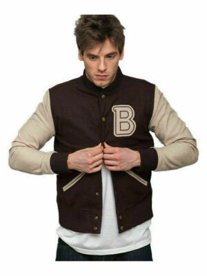 Payday 2 Hotline Miami Jacket Varsity Bomber Real Sheep Wool Jacket