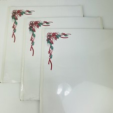 3 Creative Memories 12x12 Refill RCM-12H 12HB Holly Holiday Border Pages