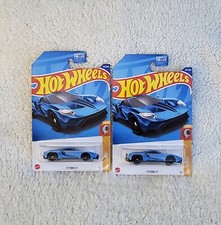 2022 Hot Wheels '17 Ford GT #157 Light Blue - Set of 2