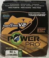 Power Pro Super 8 Slick V2 Hi-Vis Aqua 80 lb 300 yds