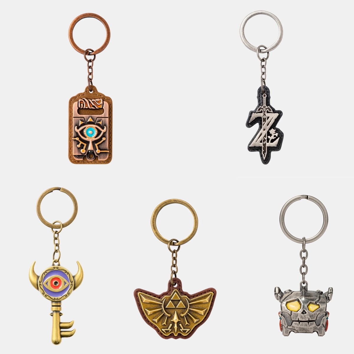 Nintendo The Legend of Zelda keychain Set Of 5 / Nintendo TOKYO Nintendo The Legend of Zelda keychain Set Of 5 / Nintendo TOKYO