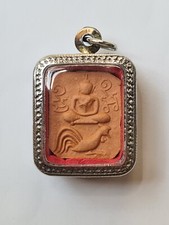 Amuleto, Phra Somdet Lp Pan, Pollo Significa Charm Ricevere Misericordia, in Cornice Micon