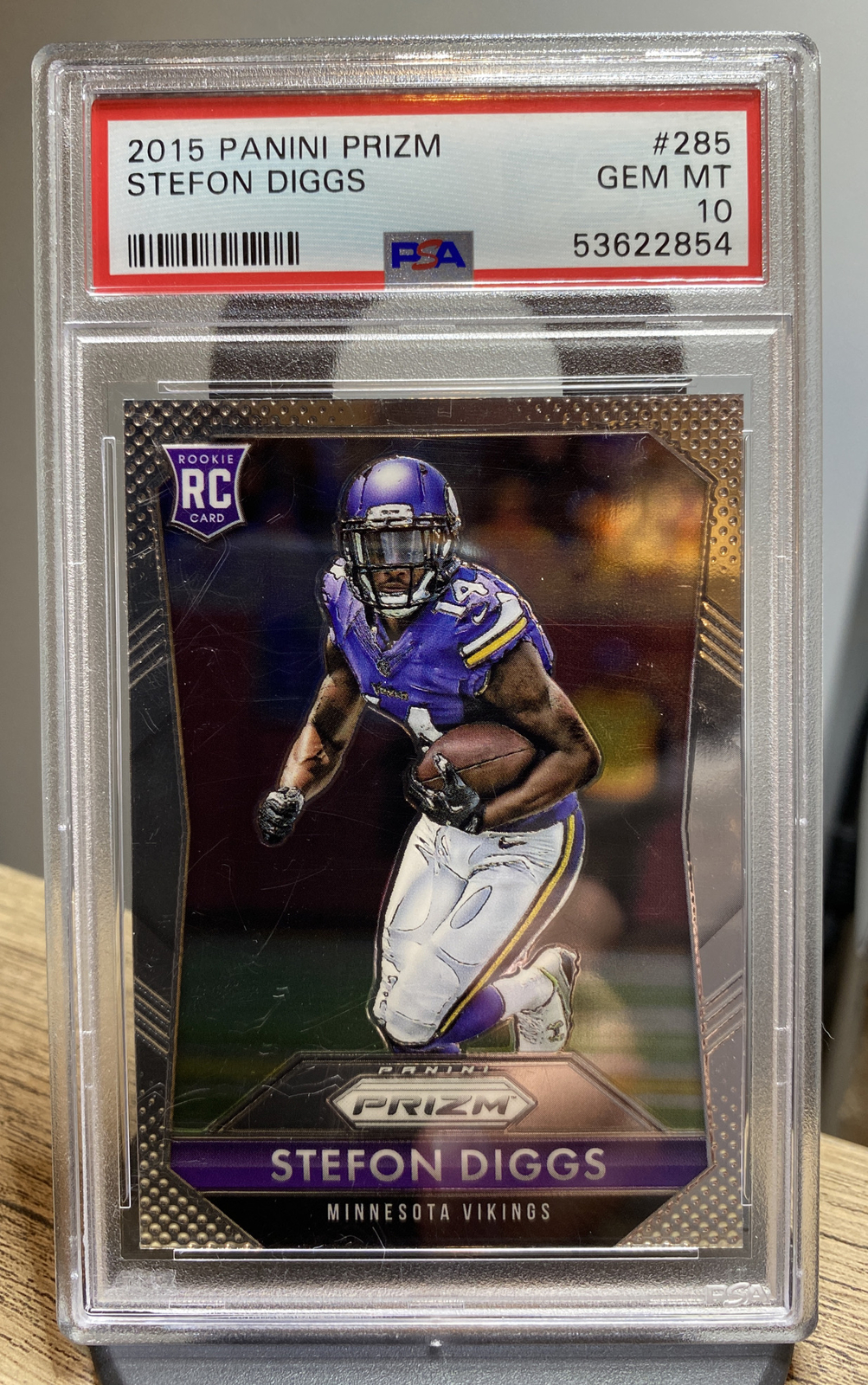 2015 Prizm Stefon Diggs 🔥 PSA 10 🔥 Rookie RC Patriots 🔥 PoP 216 !! 🔥