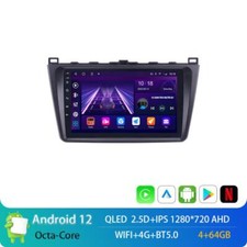 9"4 64 Android 12 Car Stereo Radio for Mazda 6 2007 12 GPS NAVI Carplay DSP WIFI