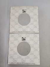 45 RPM 7" RECORD SLEEVES CO. SLEEVE 2 PACK SEE PHOTOS - Liberty SLV161