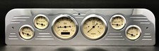 1961 Gmc 6 Gauge Dash Panel Insert Programmable Tan