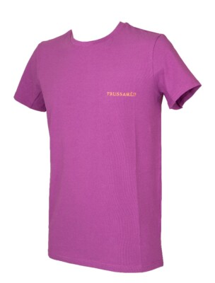 TRUSSARDI T-Shirt Uomo Manica Corta Con Logo Stampato - Cotone Elasticizzato - Taglia L - Articolo TRU2MTS02 - copertina
