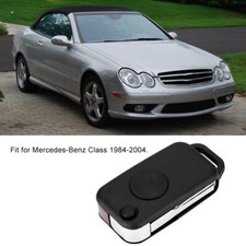 1btn Flip Folding Car Entry Remote Fob Cover Replacement Key Shell Case For Benz