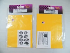(2) PARMA PAINT MASK 10827 EVIL EYE & 10804 SPIDER WEB NEW
