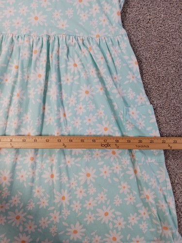 Wonder Nation Lot Of 2 Girls Dress XL 14-16 Blue Floral Purple Fruit Sleeveless - Picture 5 of 16