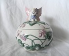 Fitz & Floyd Fairy Jar Candy Box With Lid Ff