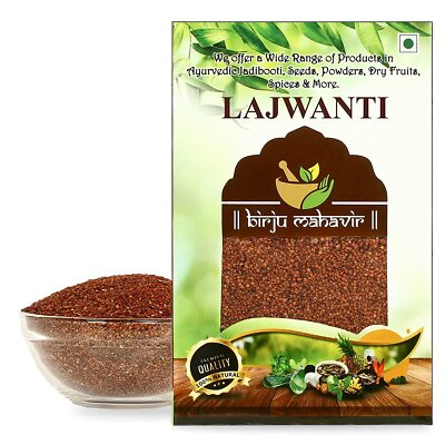BIRJU MAHAVIR Bio Kräuter Ayurveda Lajwanti Chui Mui Mimosa Pudica Samen 200 g
