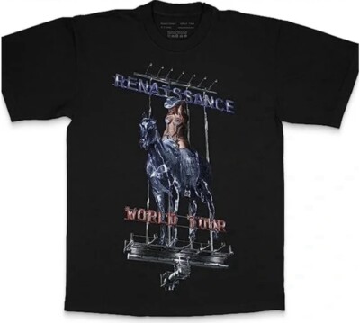 Beyonce Official Renaissance 2023 World Tour Cowgirl Merch SM T Shirt *New*